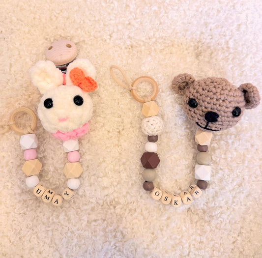 Personalized pacifier chains