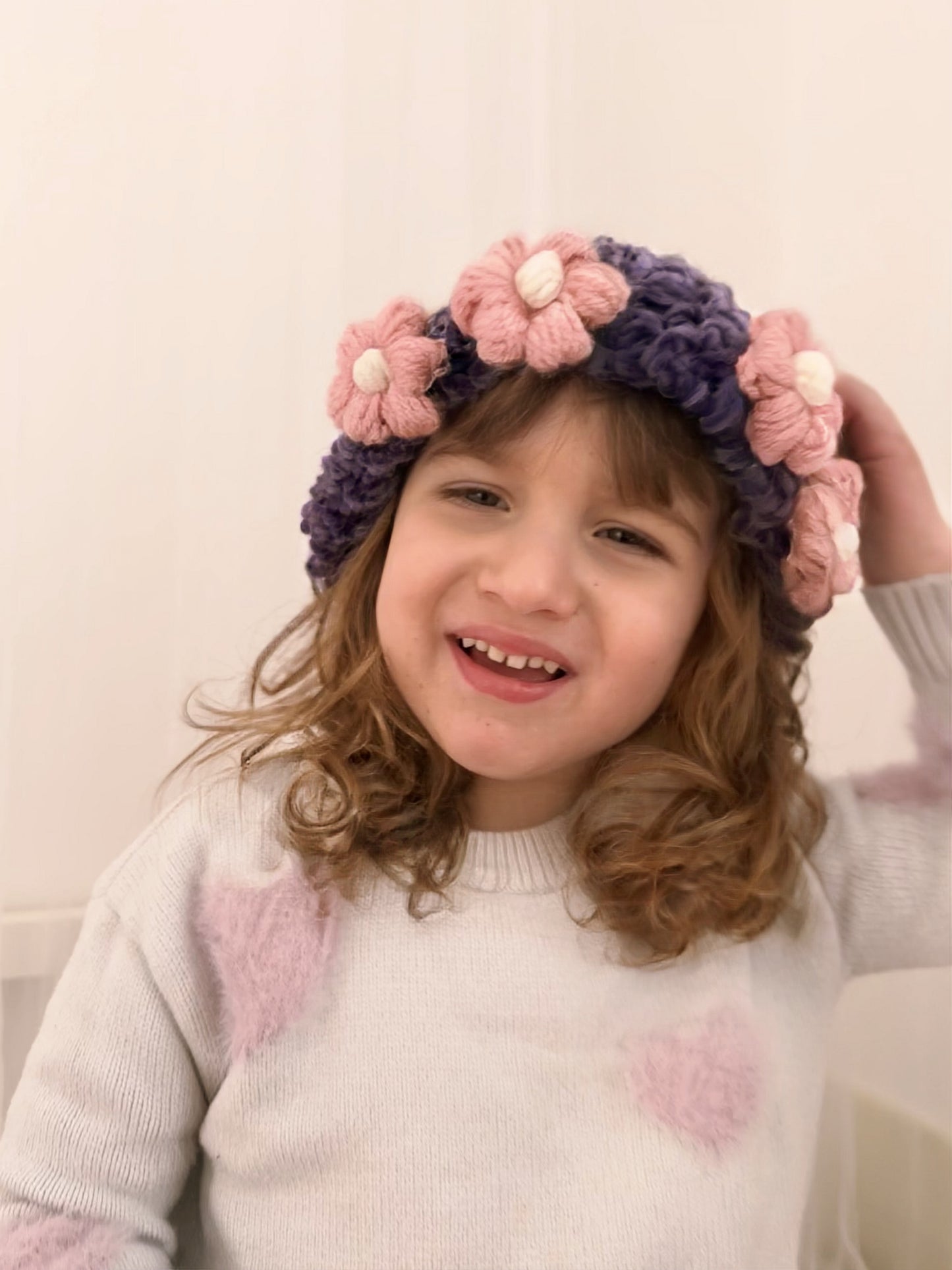 bonnet with flowers